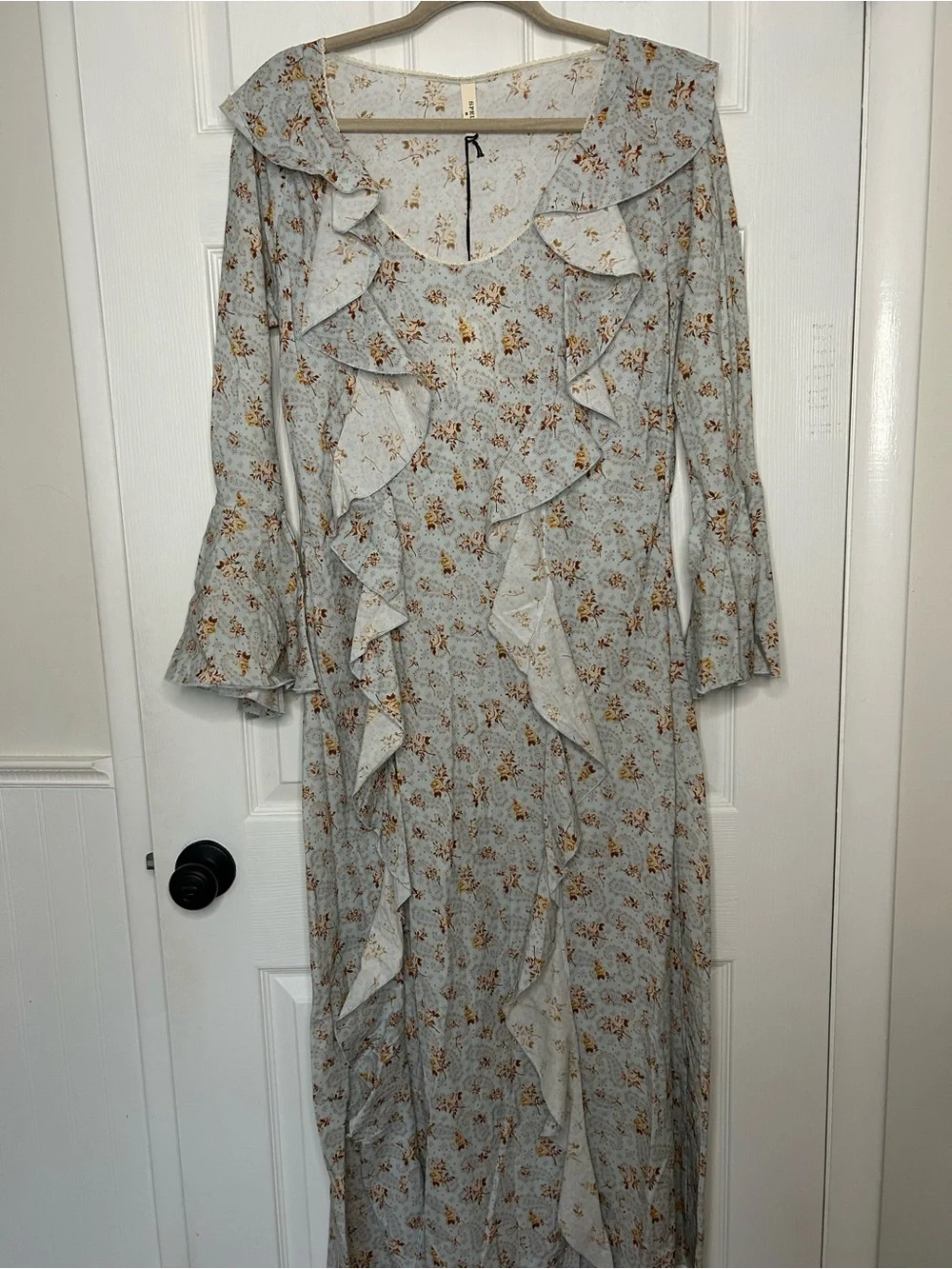 Free People x Spell & The Gypsy Fleur Frill Bias Maxi Dress